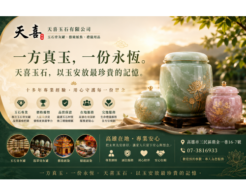天喜玉石 高雄推薦生命禮儀公司