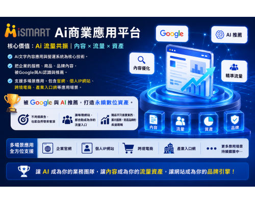 iSmart Ai開店流量池系統 V2測試版 免費試用7天